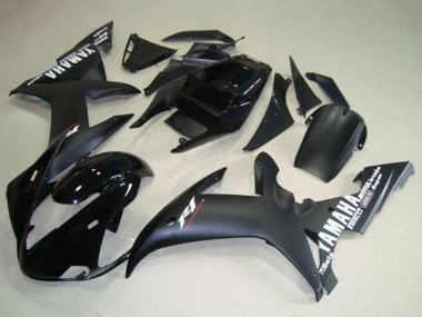 Glänzendes Schwarz Matt Schwarz Weiß Aufkleber 2002-2003 Yamaha YZF R1 Motorrad Verkleidung