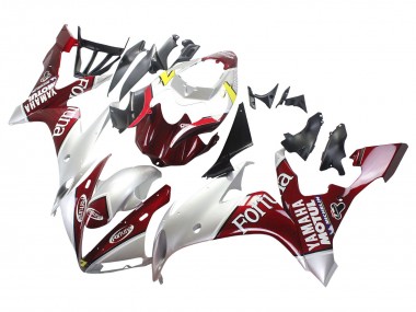Yamaha YZF 1000 R1 Motorrad Verkleidung 2004-2006 - Silber Rot Fortuna Motul