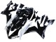 Yamaha YZF 1000 R1 Motorrad Verkleidung 2004-2006 - Glanzendes Schwarz Weiss Motul