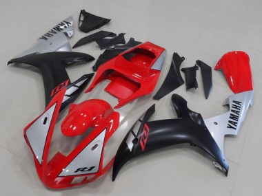 Rot Silber Matt Schwarz 2002-2003 Yamaha YZF R1 Motorrad Verkleidung