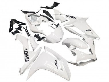 Yamaha YZF 1000 R1 Motorrad Verkleidung 2007-2008 - Weiss Schwarz