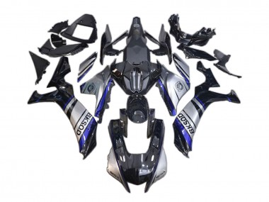 Yamaha YZF 1000 R1 Motorrad Verkleidung 2020-2025 - Silber Blau Schwarz BKSOD