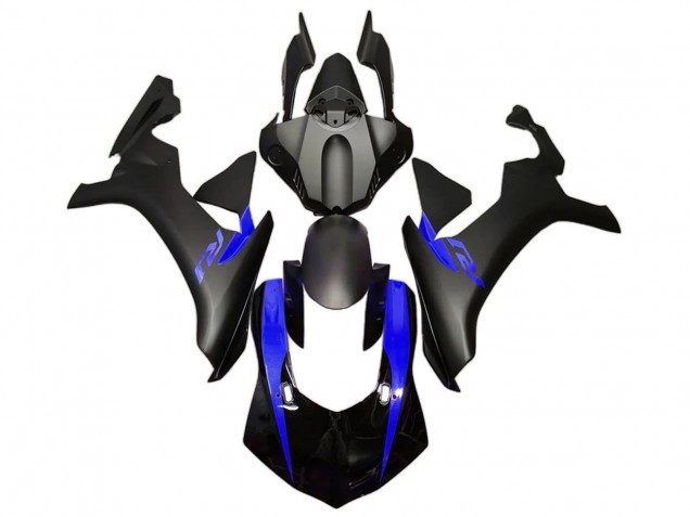 Yamaha YZF 1000 R1 Motorrad Verkleidung 2020-2025 - Blau Matt Schwarz
