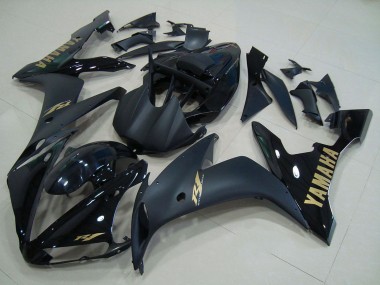 Glänzendes Schwarz Matt Schwarz Gold 2004-2006 Yamaha YZF R1 Motorrad Verkleidung