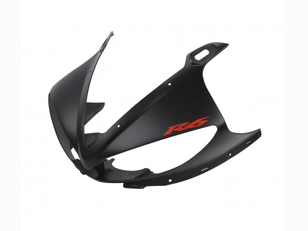 Yamaha YZF R6S Motorrad Verkleidung 2006-2009 - Matt Schwarz