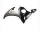 Yamaha YZF R6S Motorrad Verkleidung 2006-2009 - Glanzendes Schwarz Matt Schwarz Weiss Aufkleber