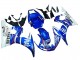 Yamaha YZF R6 Motorrad Verkleidung 2003-2004 - Weiss Blau Fiat Motul Kastinee