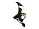 Yamaha YZF R6S Motorrad Verkleidung 2006-2009 - Gelb Rot Glanzendes Schwarz 46