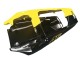 Yamaha YZF R6S Motorrad Verkleidung 2006-2009 - Gelb Rot Glanzendes Schwarz 46