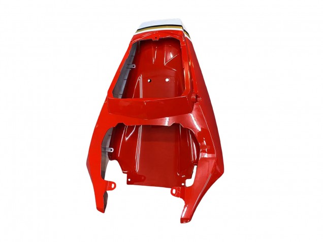 Weiß Rot Lucky Strike Motul 2003-2004 Yamaha YZF R6 Motorrad Verkleidung