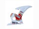 Yamaha YZF R6S Motorrad Verkleidung 2006-2009 - Weiss Rot Lucky Strike Motul