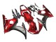 Rot Matt Schwarz 2003-2004 Yamaha YZF R6 Motorrad Verkleidung Kit