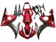 Rot Matt Schwarz 2003-2004 Yamaha YZF R6 Motorrad Verkleidung Kit