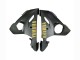 Yamaha YZF R6S Motorrad Verkleidung 2006-2009 - Matt Grau Matt Schwarz Gold Aufkleber