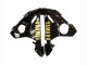 Glänzendes Schwarz Matt Schwarz Gold Aufkleber 2003-2004 Yamaha YZF R6 Motorrad Verkleidung