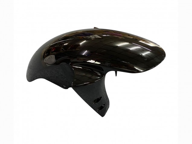 Yamaha YZF R6S Motorrad Verkleidung 2006-2009 - Glanzendes Schwarz Matt Schwarz Gold Aufkleber