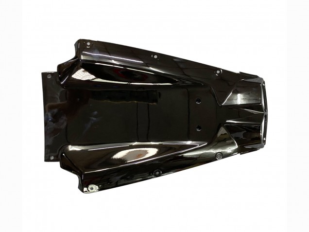 Yamaha YZF R6S Motorrad Verkleidung 2006-2009 - Glanzendes Schwarz Matt Schwarz Gold Aufkleber