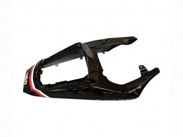 Yamaha YZF R6S Motorrad Verkleidung 2006-2009 - Glanzendes Schwarz Rot Weiss Lucky Strike Motul