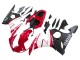 Rot Weiß Matt Schwarz 2003-2004 Yamaha YZF R6 Motorrad Verkleidung