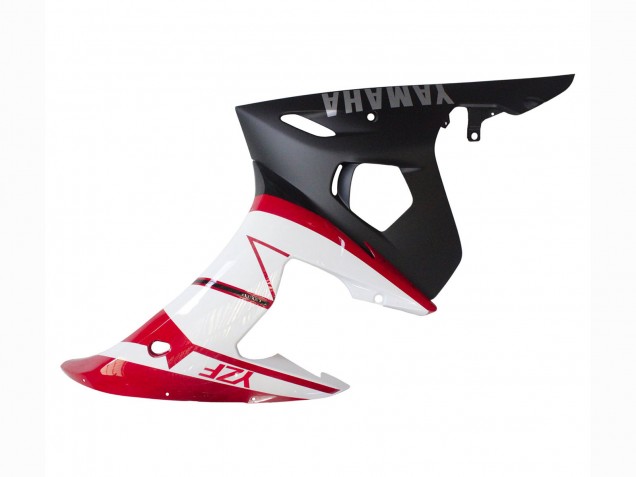 Rot Weiß Matt Schwarz 2003-2004 Yamaha YZF R6 Motorrad Verkleidung