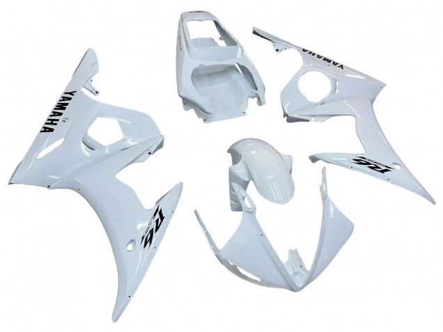 Weiß Schwarz Aufkleber 2003-2004 Yamaha YZF R6 Motorrad Verkleidung