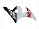 Weiß Rot Glänzendes Schwarz Motul 2003-2004 Yamaha YZF R6 Motorrad Verkleidung