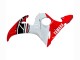Yamaha YZF R6S Motorrad Verkleidung 2006-2009 - Rot Weiss Schwarz