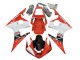 Yamaha YZF R6S Motorrad Verkleidung 2006-2009 - Rot Weiss Schwarz