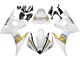Weiß Gold 2003-2004 Yamaha YZF R6 Motorrad Verkleidung