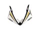 Yamaha YZF R6S Motorrad Verkleidung 2006-2009 - Weiss Gold