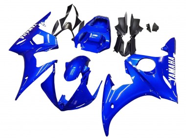 Blau 2005 Yamaha YZF 600 R6 Motorrad Verkleidung