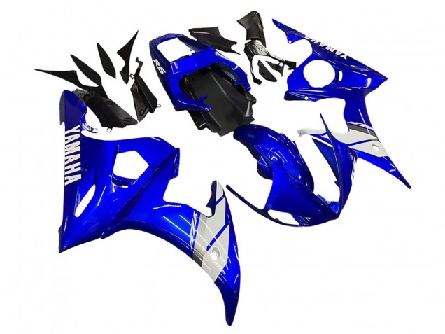 Yamaha YZF 600 R6 Motorrad Verkleidung 2005 - Blau Weiss