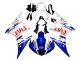 Yamaha YZF 600 R6 Motorrad Verkleidung 2005 - Weiss Blau Dunlop Fiat Motul