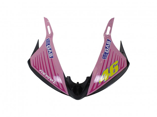 Yamaha YZF 600 R6 Motorrad Verkleidung 2005 - Schwarz Rosa Gelb Repsol 46