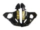 Yamaha YZF 600 R6 Motorrad Verkleidung 2005 - Schwarzes Gold