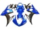 Yamaha YZF 600 R6 Motorrad Verkleidung 2005 - Blau Matt Schwarz