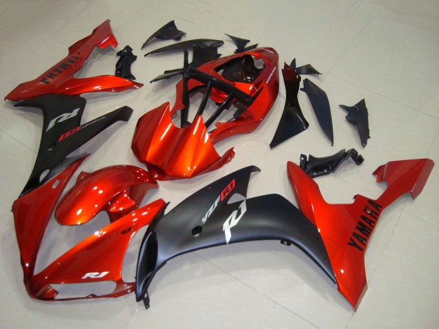 Rot Matt Schwarz 2004-2006 Yamaha YZF R1 Motorrad Verkleidung