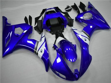 Yamaha YZF 600 R6 Motorrad Verkleidung 2005 - Blau Weiss