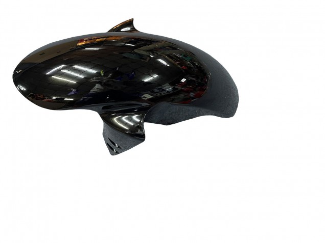 Weiß Rot Glänzendes Schwarz 2005 Yamaha YZF 600 R6 Motorrad Verkleidung