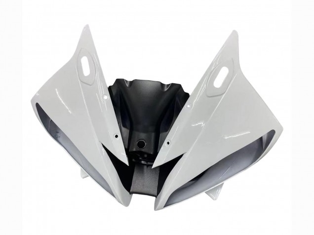 Yamaha YZF 600 R6 Motorrad Verkleidung 2006-2007 - Weiss Matt Schwarz
