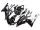 Yamaha YZF 600 R6 Motorrad Verkleidung 2008-2016 - Glanzendes Schwarz Matt Schwarz
