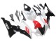 Yamaha YZF 600 R6 Motorrad Verkleidung 2008-2016 - Weiss Rot Glanzendes Schwarz
