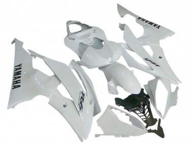 Yamaha YZF 600 R6 Motorrad Verkleidung 2008-2016 - Glanzendes Weiss