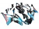Yamaha YZF 600 R6 Motorrad Verkleidung 2008-2016 - Hellblau Matt Schwarz Petronas ENEOS