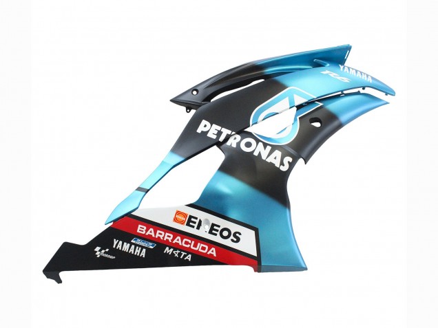 Yamaha YZF 600 R6 Motorrad Verkleidung 2008-2016 - Hellblau Matt Schwarz Petronas ENEOS