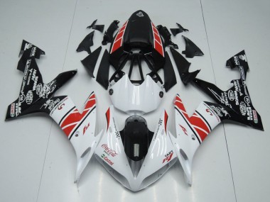 Weiß Rot Schwarz Castrol 2004-2006 Yamaha YZF R1 Motorrad Verkleidung
