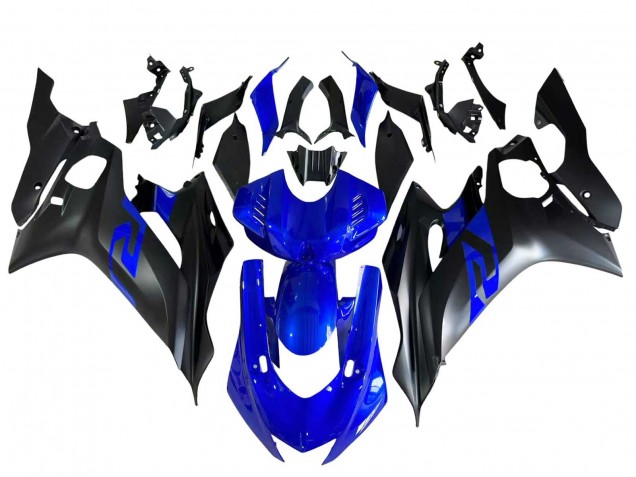 Blau Matt Schwarz 2017-2025 Yamaha YZF 600 R6 Motorrad Verkleidung