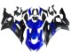 Blau Matt Schwarz 2017-2025 Yamaha YZF 600 R6 Motorrad Verkleidung