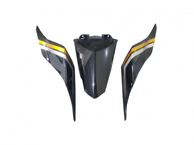 Gold Schwarz Carbonfaser 2017-2025 Yamaha YZF 600 R6 Motorrad Verkleidung