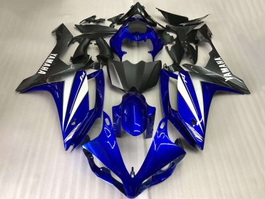 Blau Weiß Matt Schwarz 2007-2008 Yamaha YZF R1 Motorrad Verkleidung